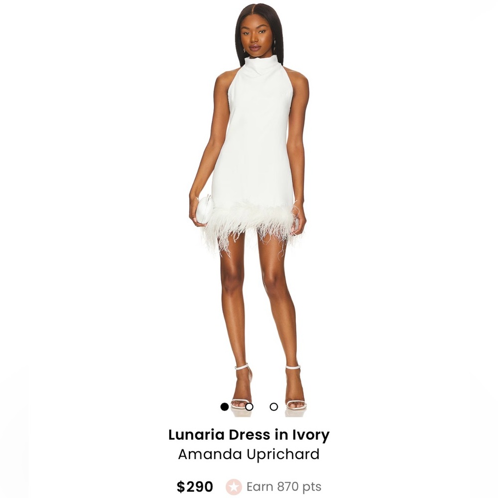 Lunaria Dress in Ivory by Amanda Uprichard